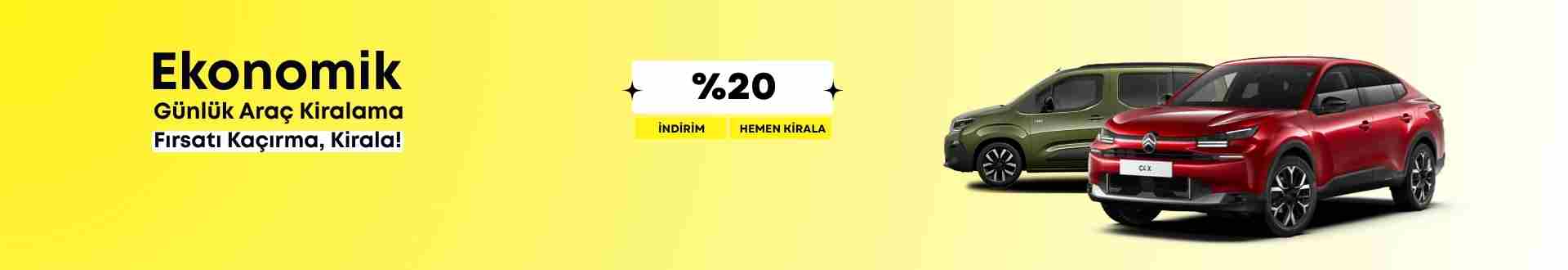 Ekonomik Günlük Araç Kiralama